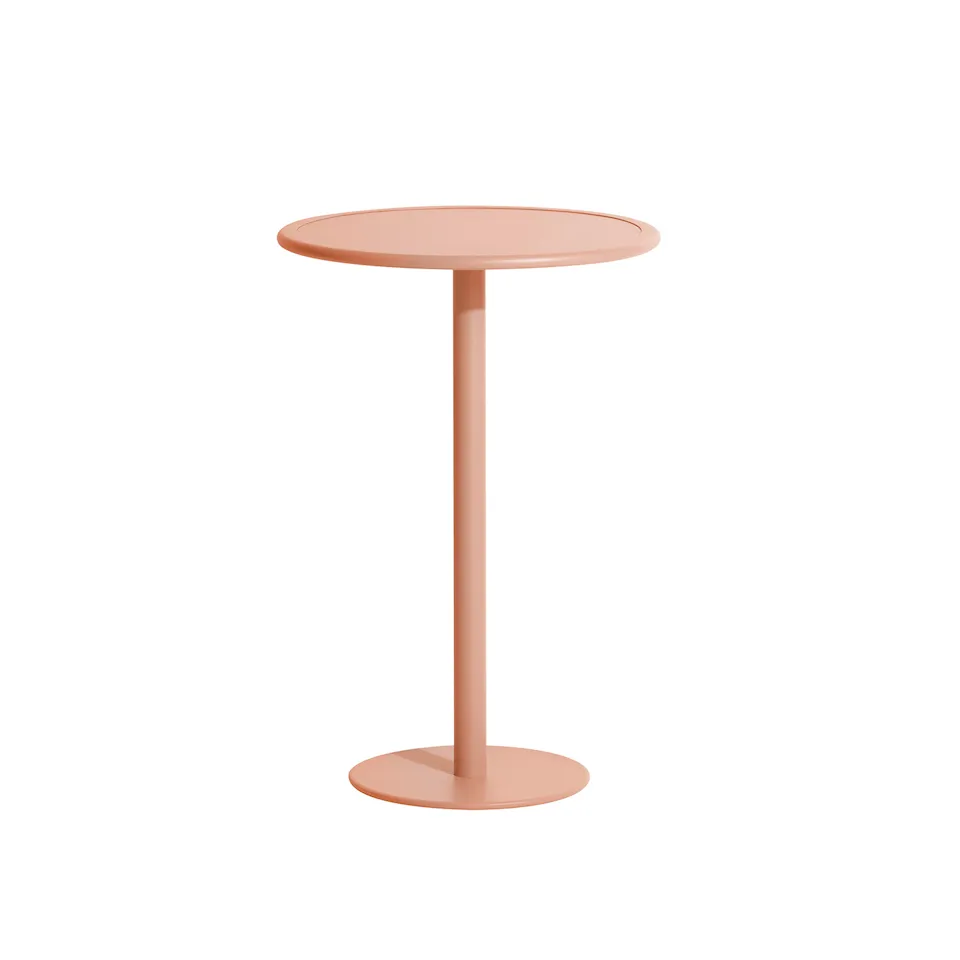 Week-End Round Bistro Table, Blush