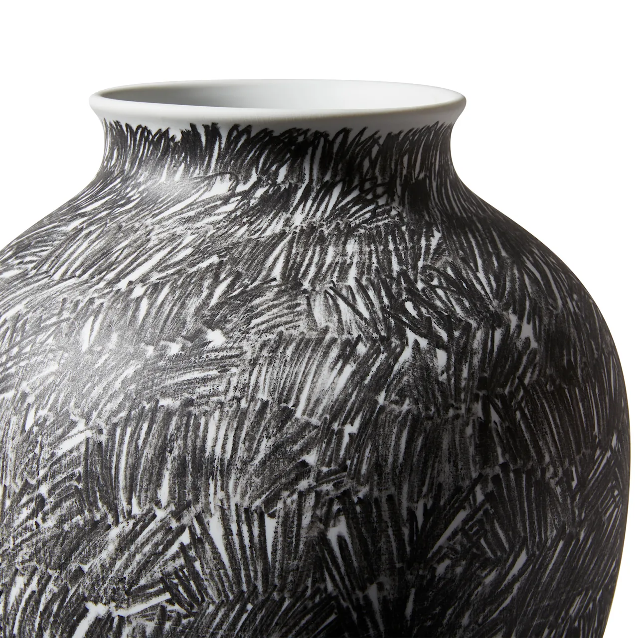 Post Scriptum Ad Orcino Vase - Mixed Black Lines