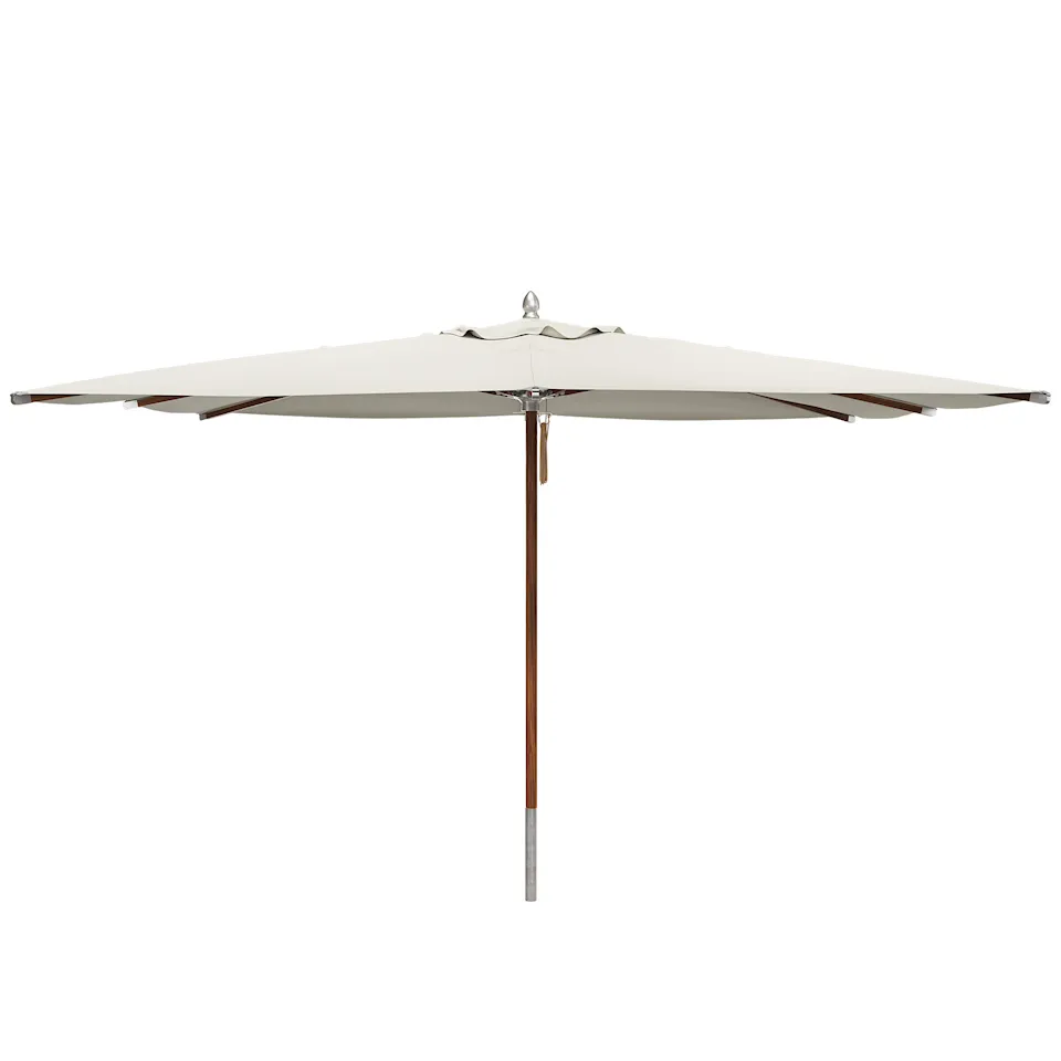 Atlantis Hvit parasoll 330 x 330 cm