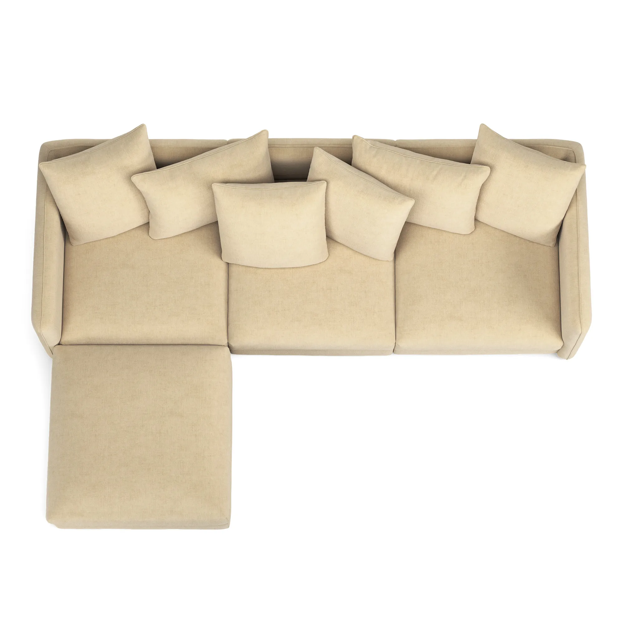 Pavarotti 01 3-seters sofa med fotskammel - 8