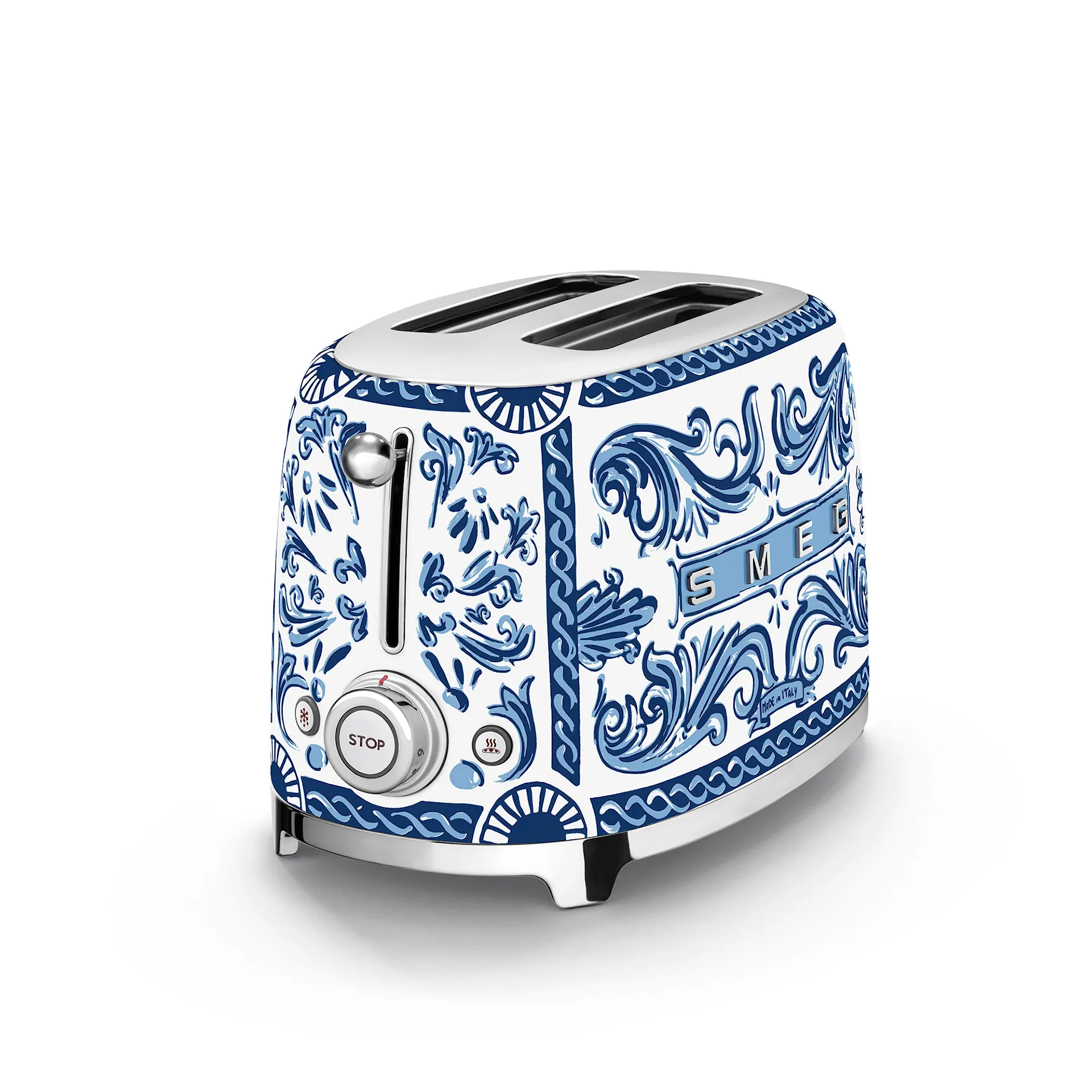 Smeg 2 Slices Toaster Dolce&Gabbana Blue - Smeg - NO GA