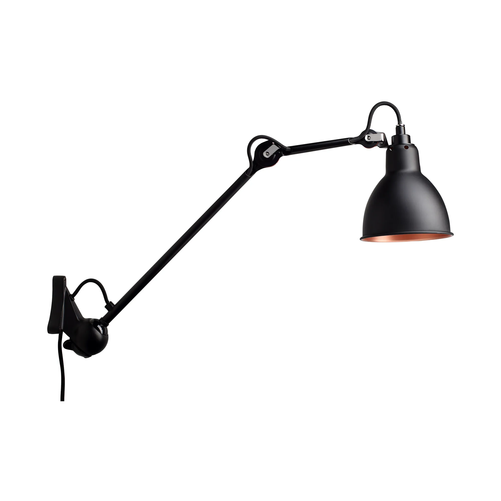 Lampe Gras No222 - Round - Svart base - 1