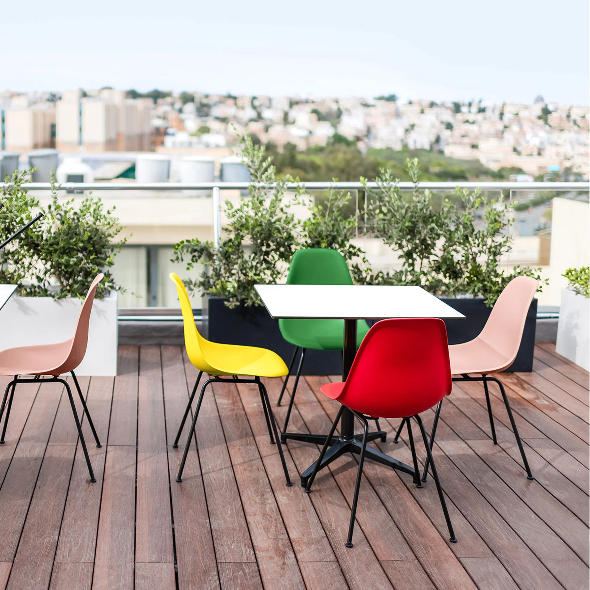 Eames RE Plastic Chair DSX stol Basic Dark - 2