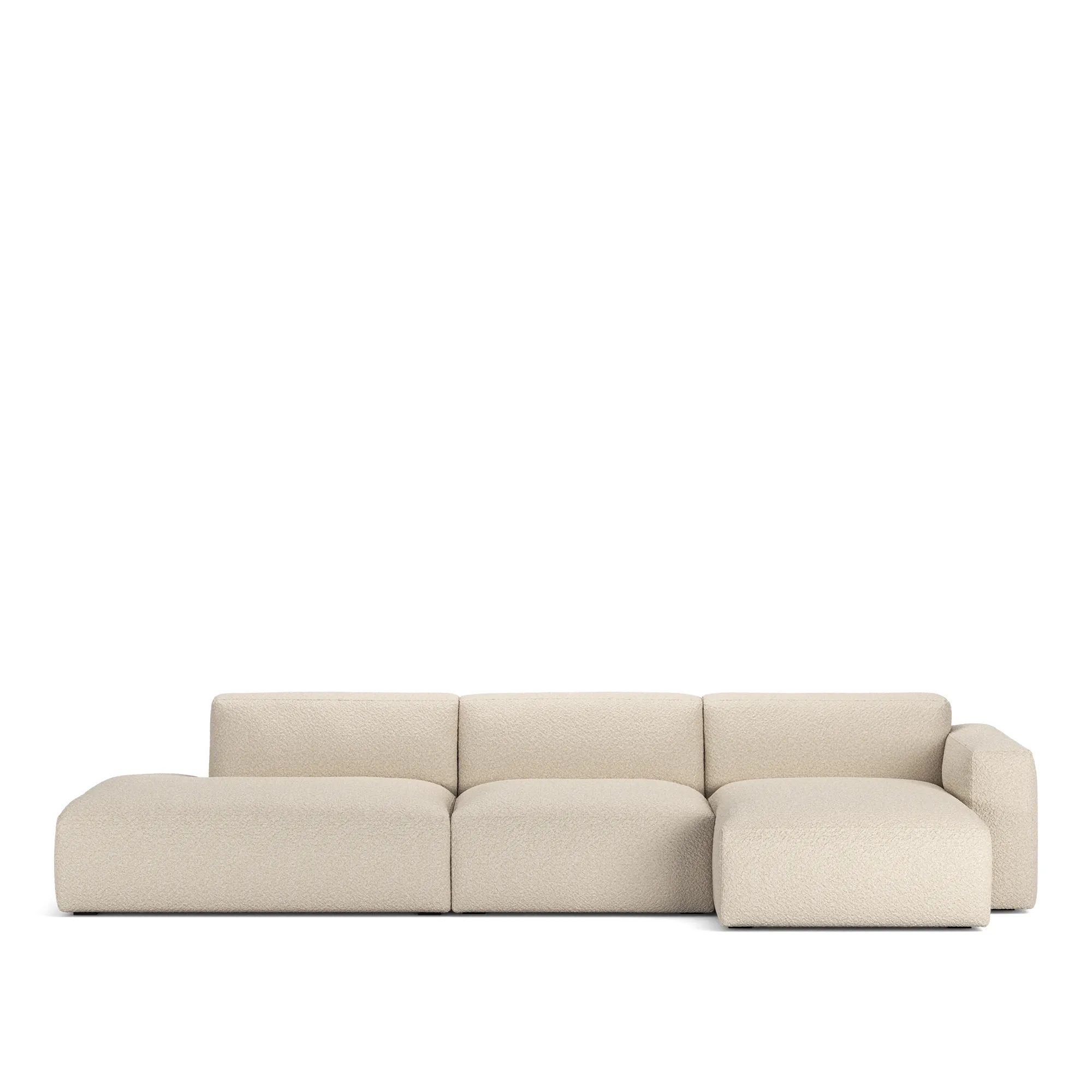 Brick 3-seters sofa sjeselong åpen ende venstre - 1