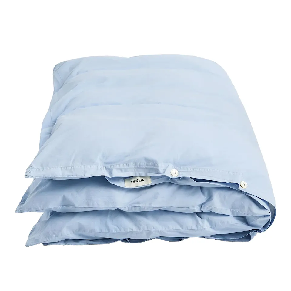 Percale Solid Morning Blue dynetrekk