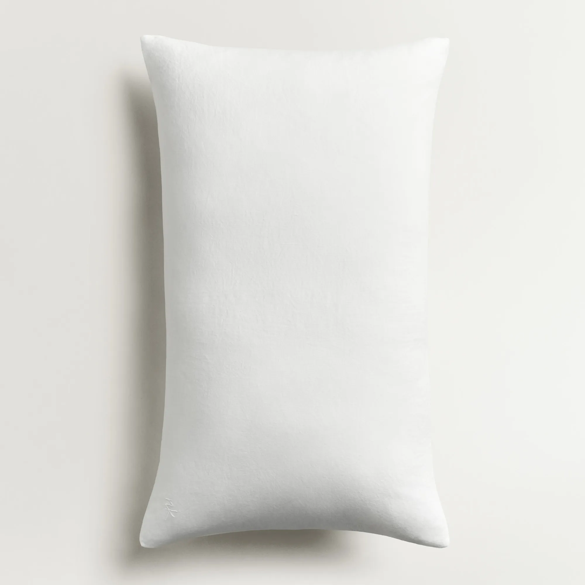 Linen Blend Crisp White sengetøysett - 8