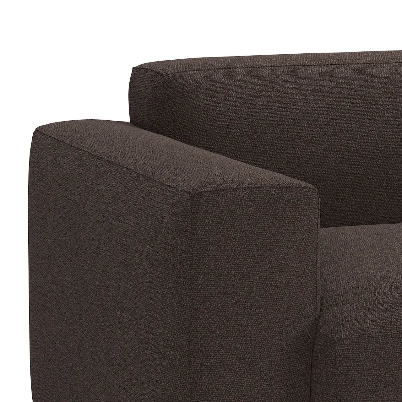 Brick 2-seters sofa sjeselong åpen ende høyre