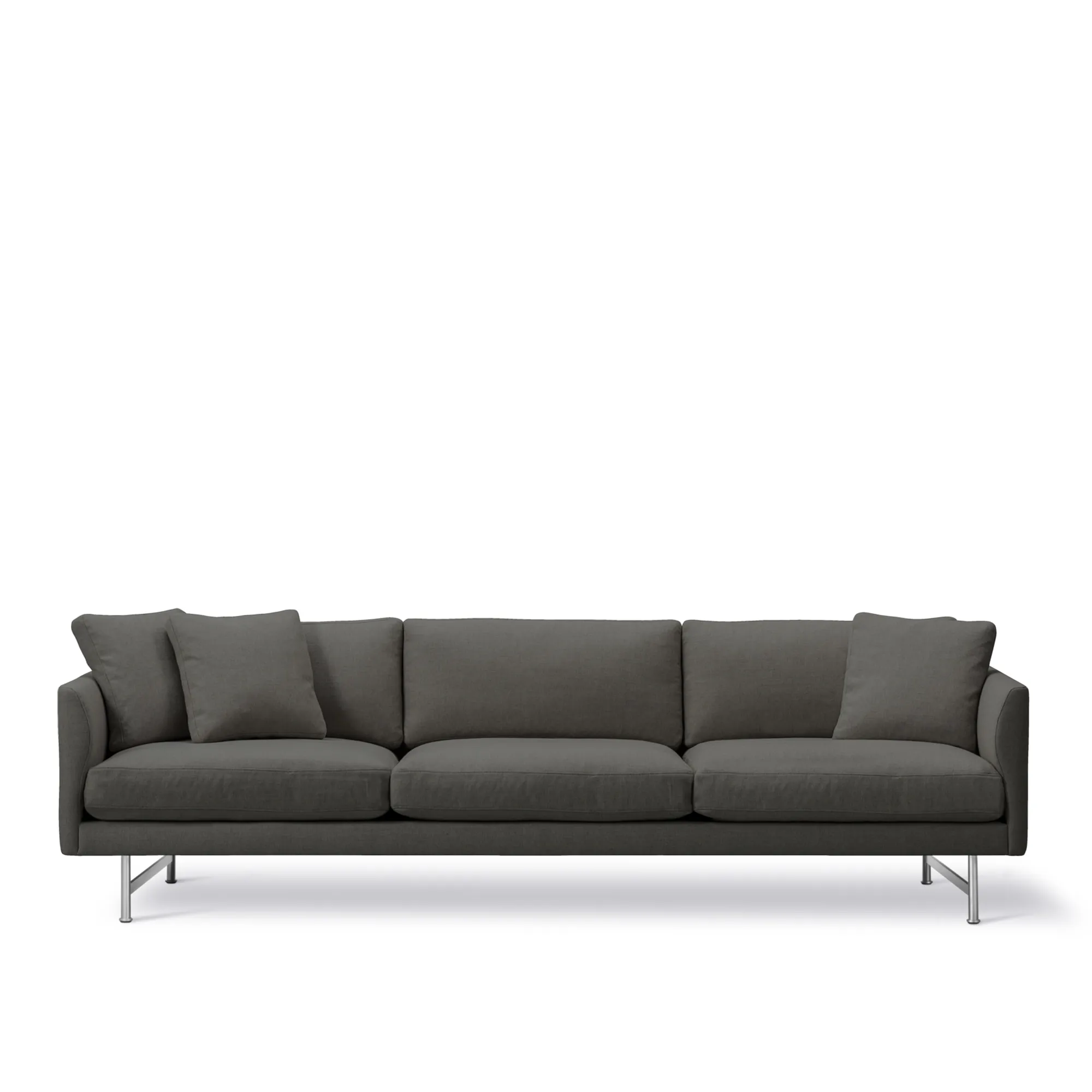 Calmo 3-seters sofa matt krom - 1