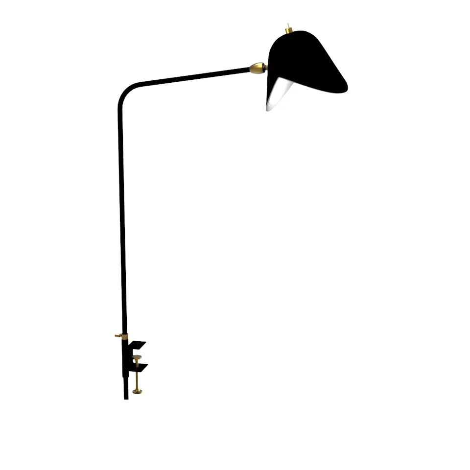 Agrafée skrivebordslampe