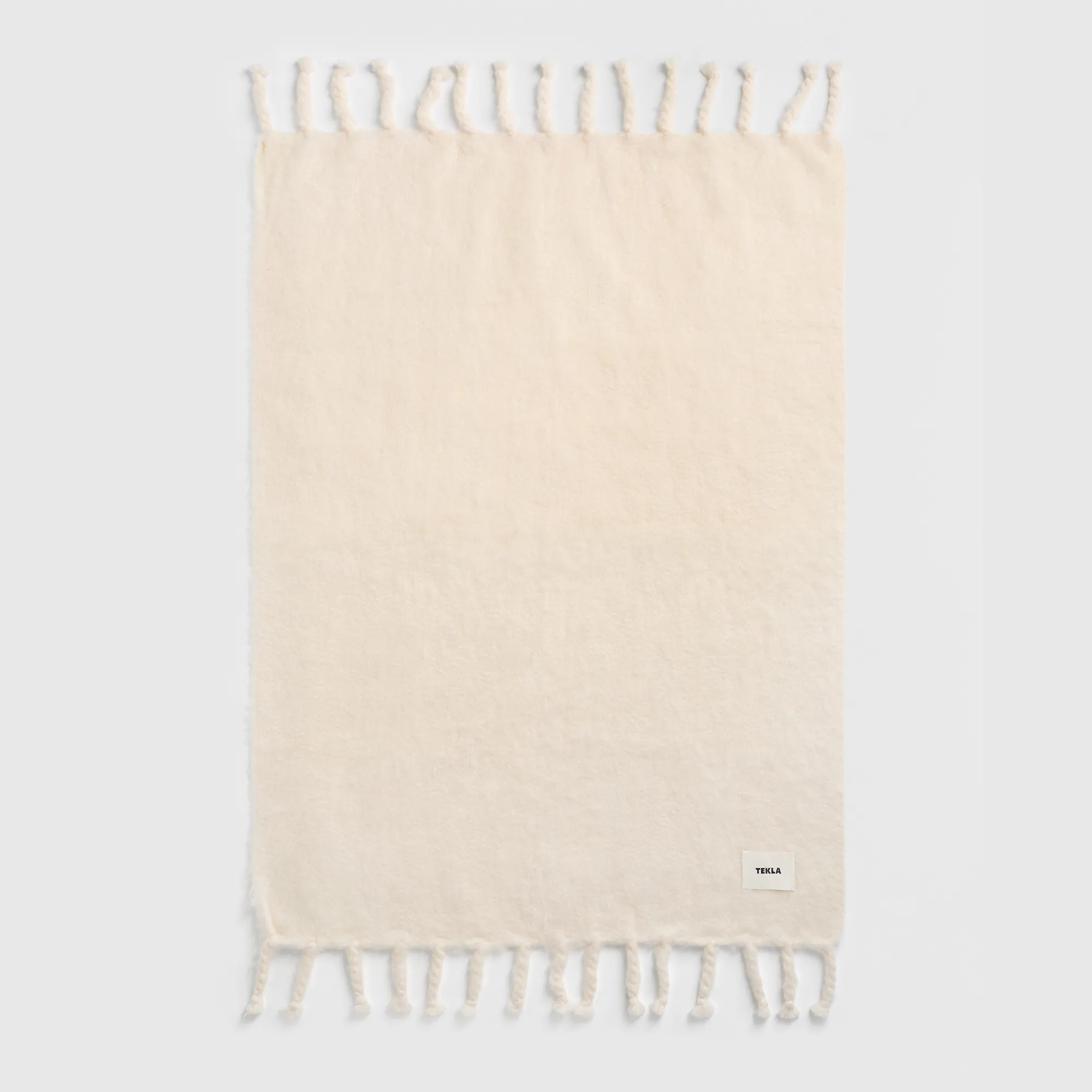 Mohair Ivory ullteppe - 3
