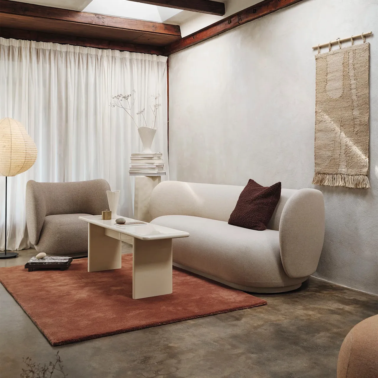 Stille tuftet teppe 140 x 200 cm