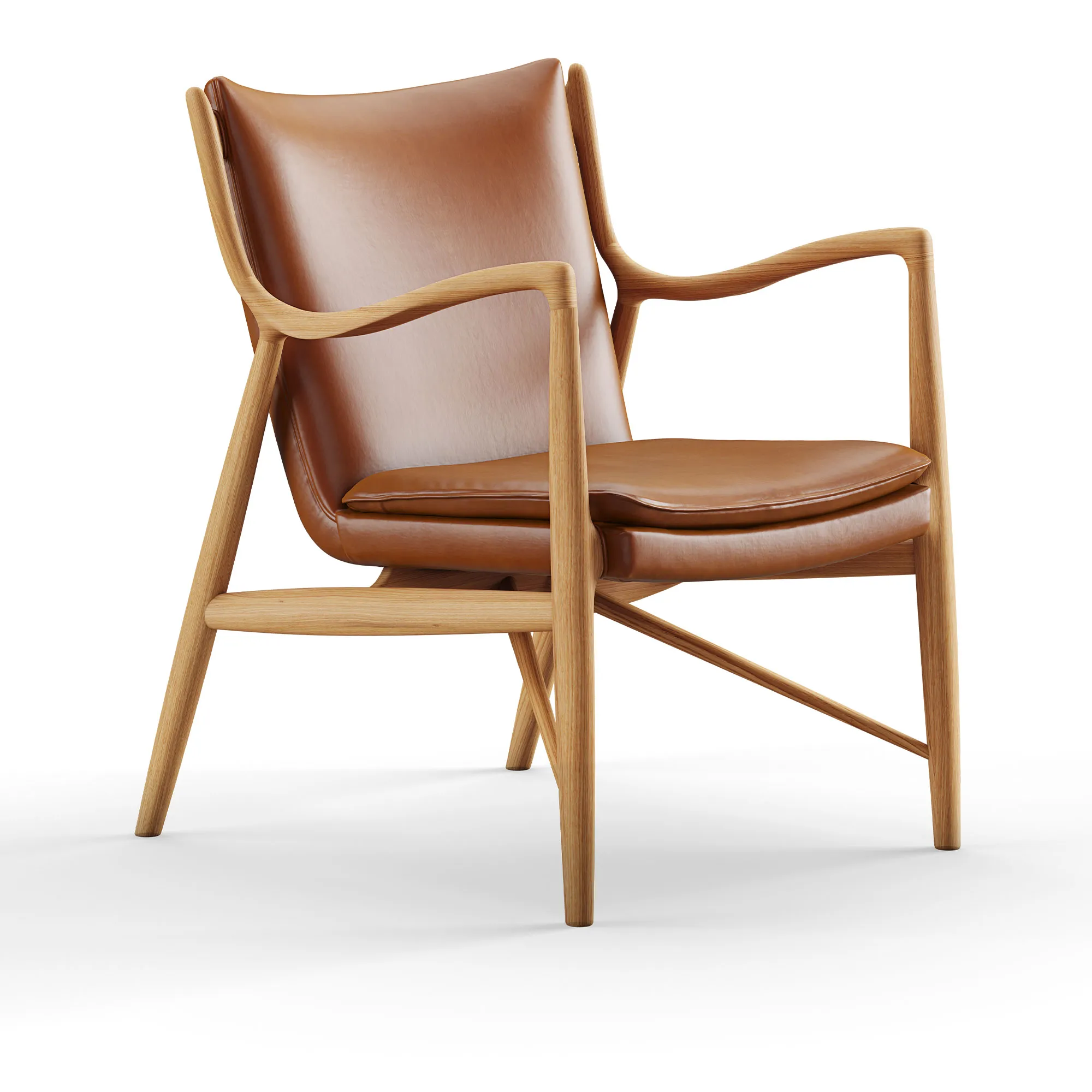 45 stol Dark oiled oak - 1