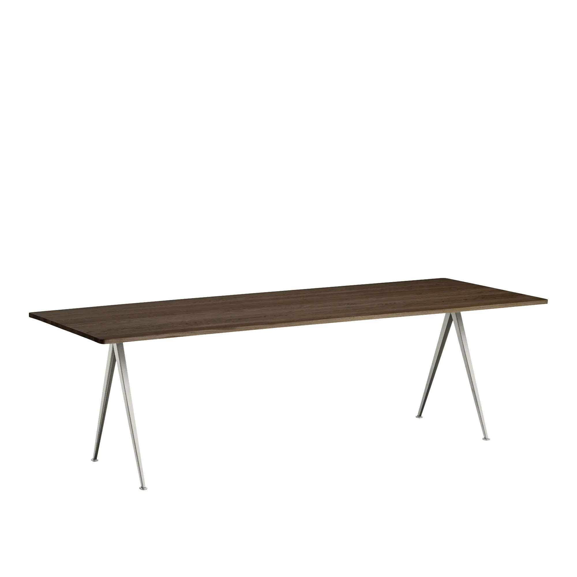Pyramid 02 table 85x250 cm beige powder coated steel - 1