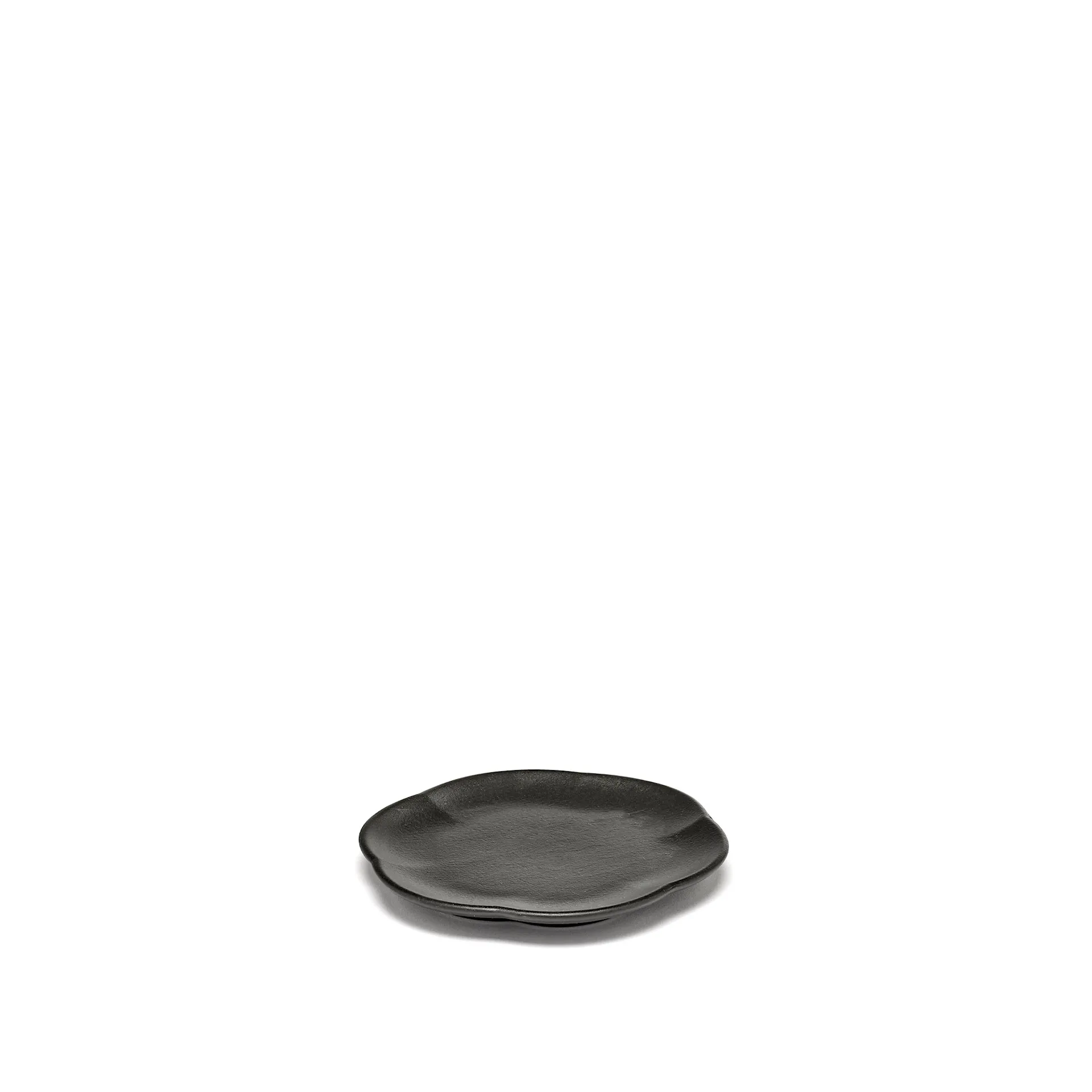 Inku Ribbed Plate - Black - Serax - NO GA