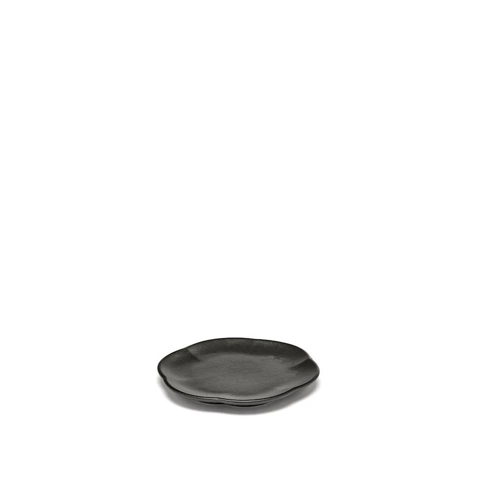 Inku Ribbed Plate - Black