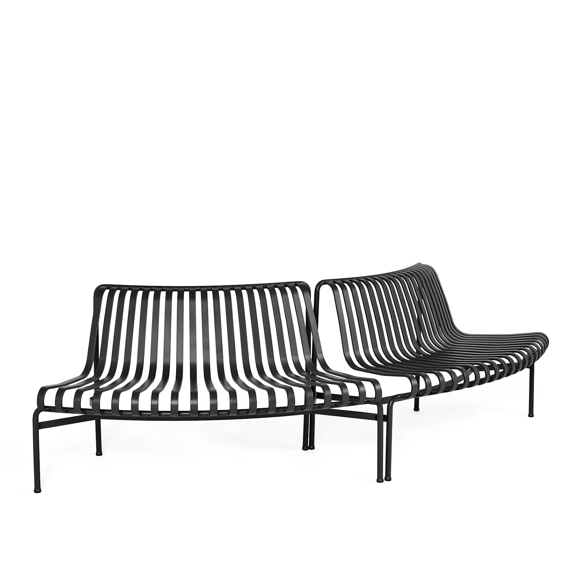 Palissade Park Dining Bench - Set of Two - HAY - Ronan & Erwan Bouroullec - NO GA