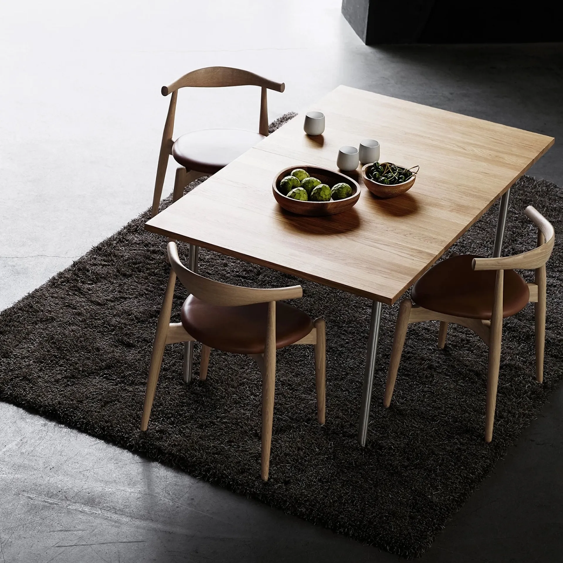 CH20 Albuestol - eik - Carl Hansen - Hans J. Wegner - NO GA