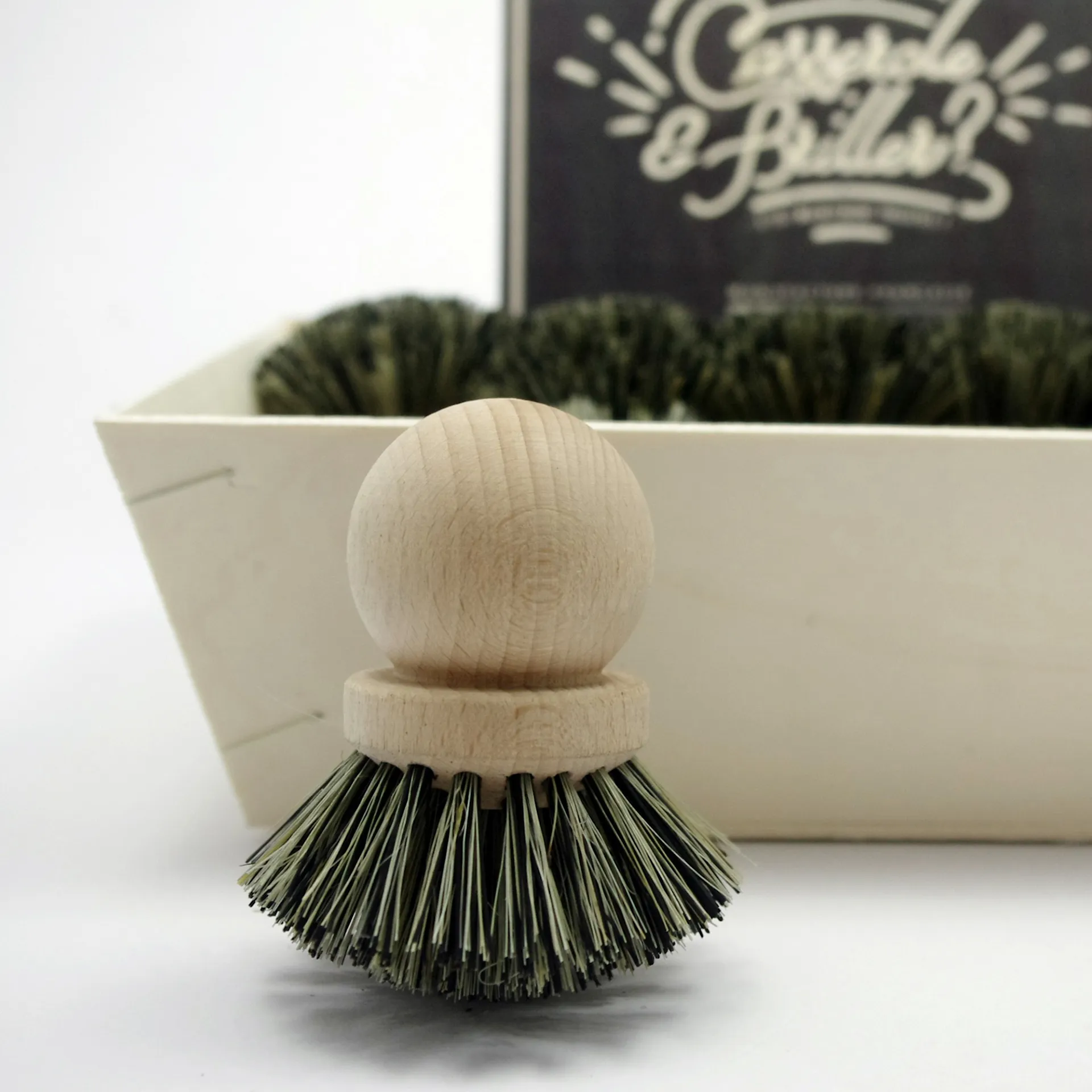 Beech Wood Saucepan Brush - Andrée Jardin - NO GA