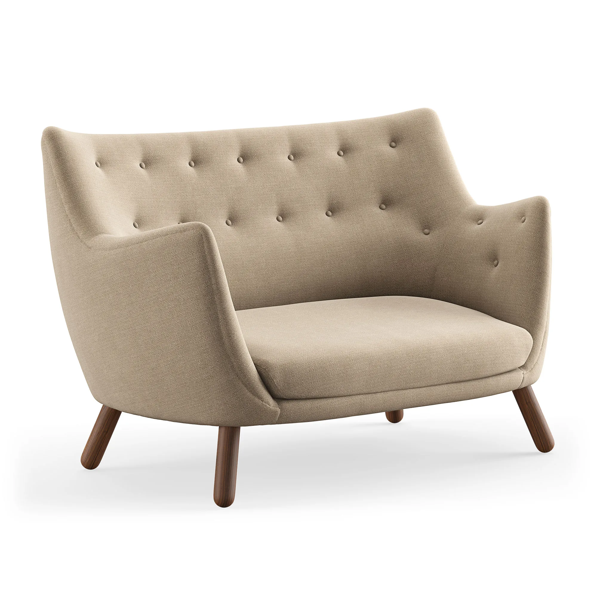 Poet sofa Walnut - 1