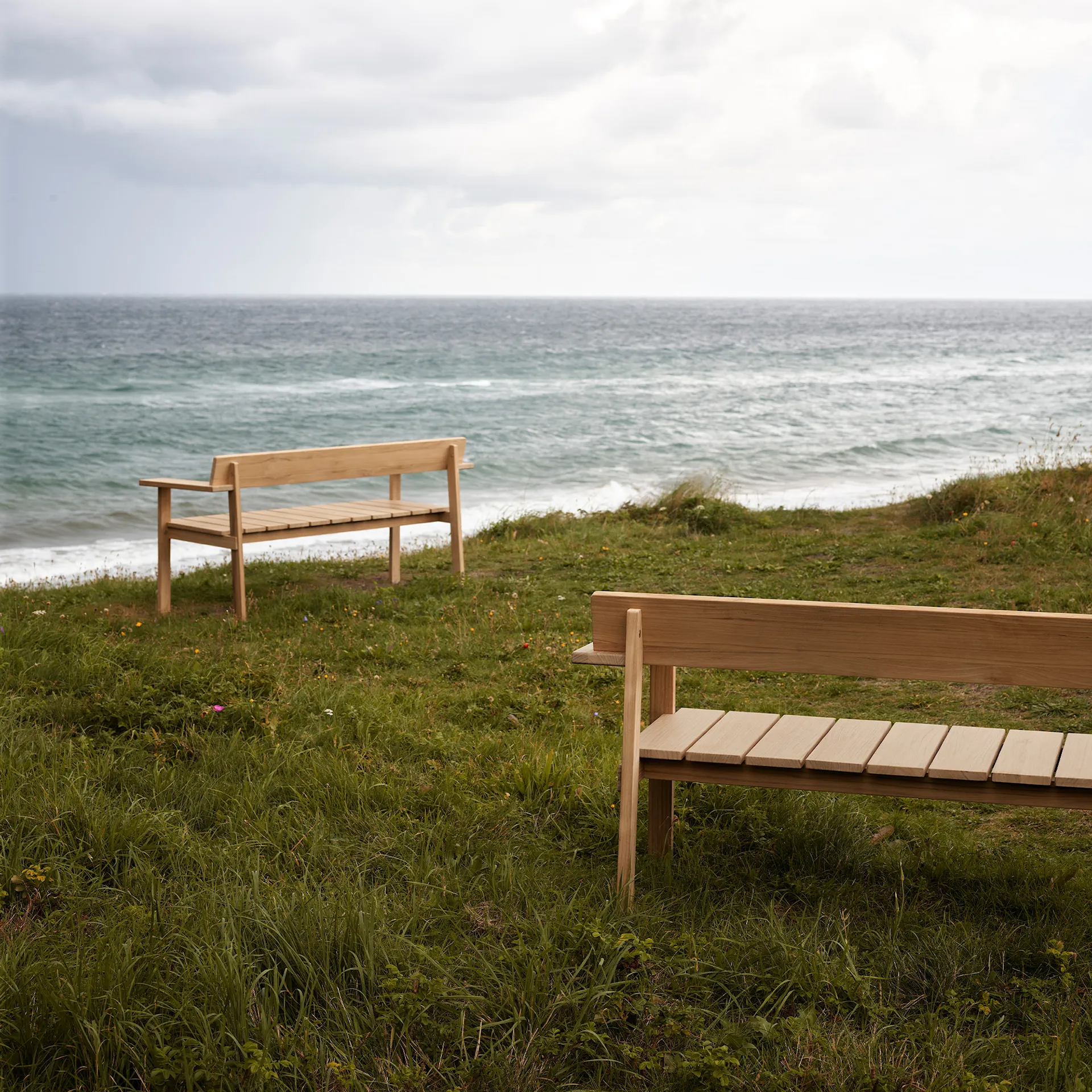 GL101 Timbur Outdoor Bench, Ubehandlet teak - Carl Hansen - NO GA