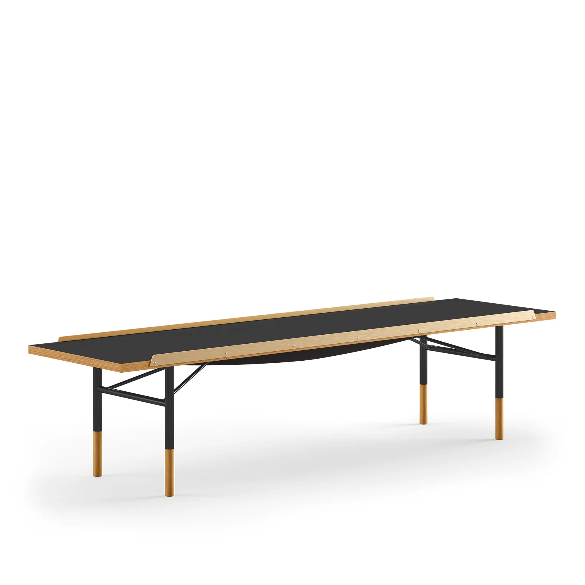 Table Bench Small med mässingskanter - 1