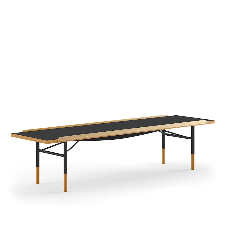 Table Bench Small med mässingskanter