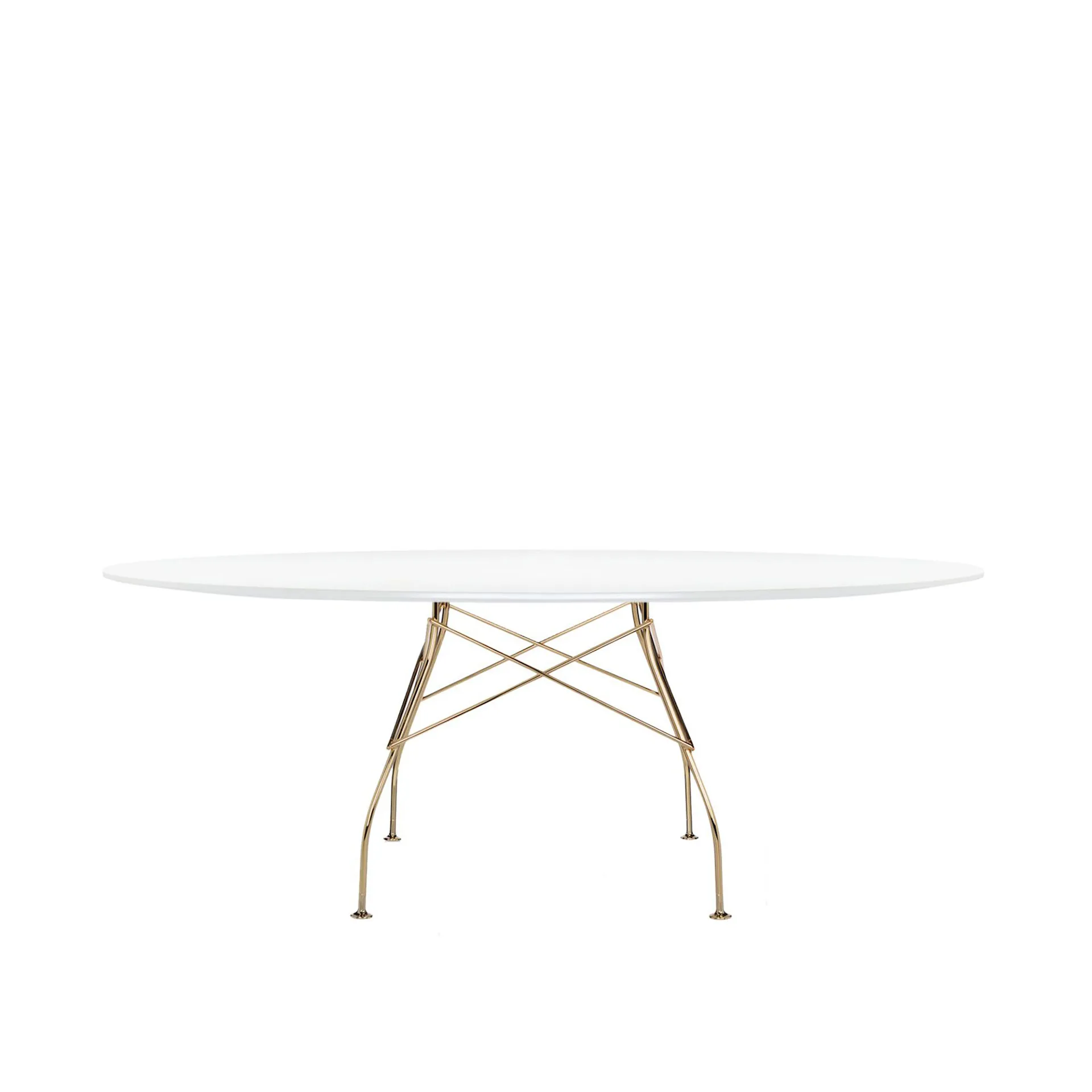 Glossy Oval Table - Kartell - Antonio Citterio - NO GA