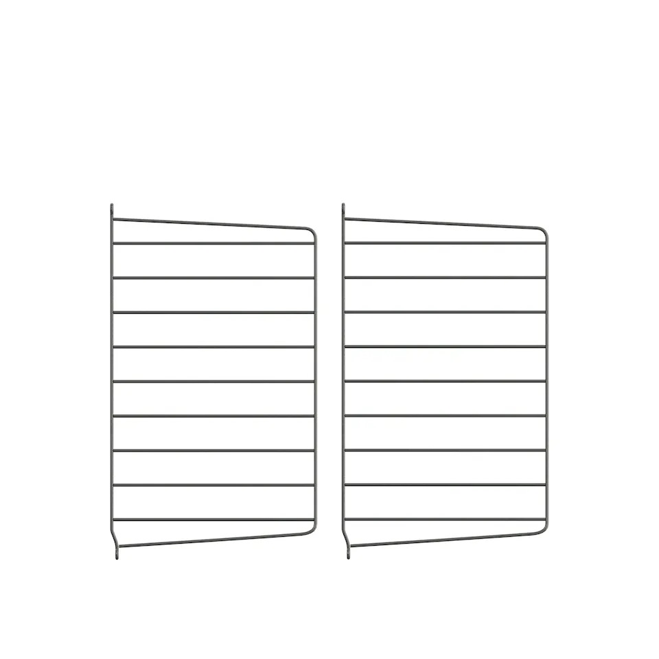 Veggavl 50x30cm 2-pack mørkegrå
