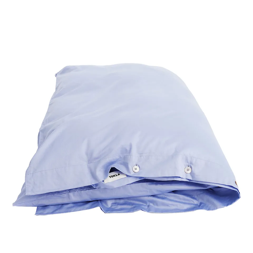 Sateen Solid Evening Blue påslakan