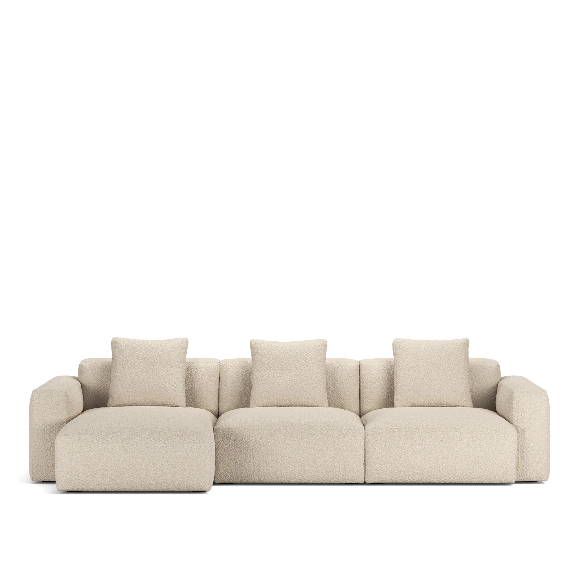 Brick 3-seters sofa sjeselong venstre - 10