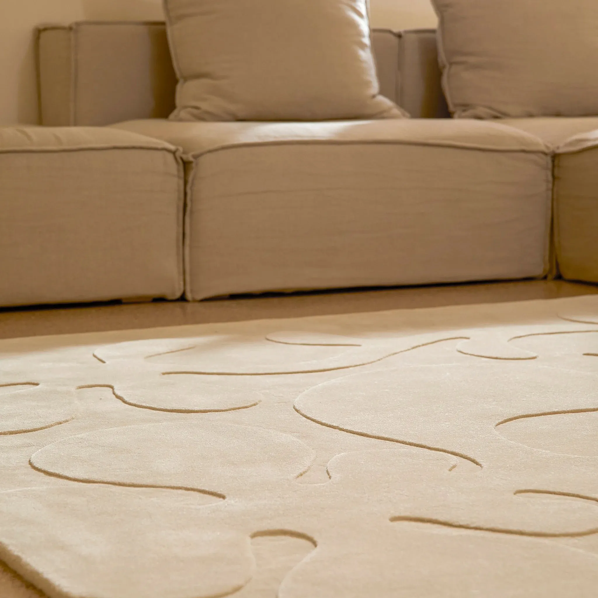 Lucia Eames Rooted Ivory ullteppe - 4