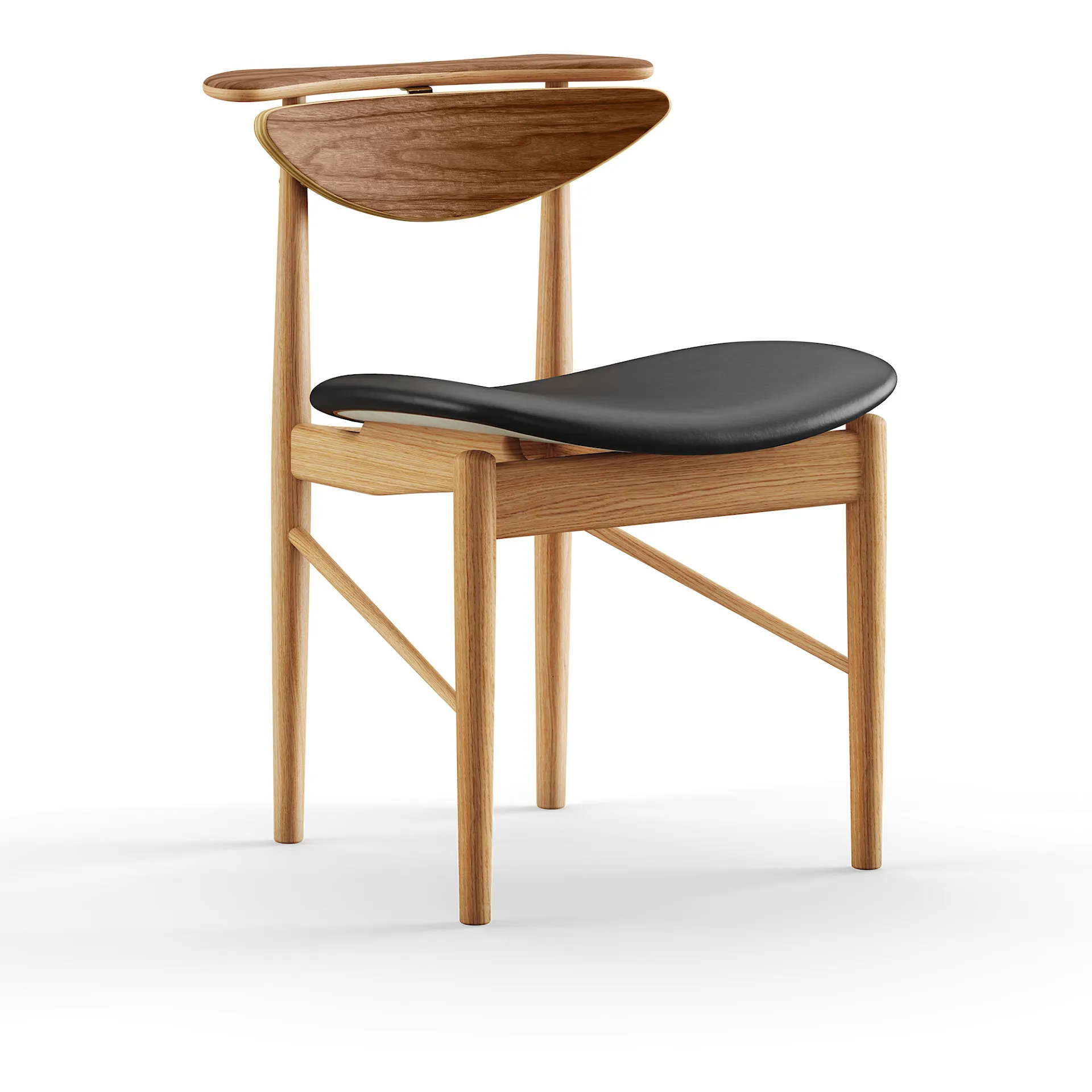 Reading stol Oak/Walnut - House of Finn Juhl - Finn Juhl - NO GA