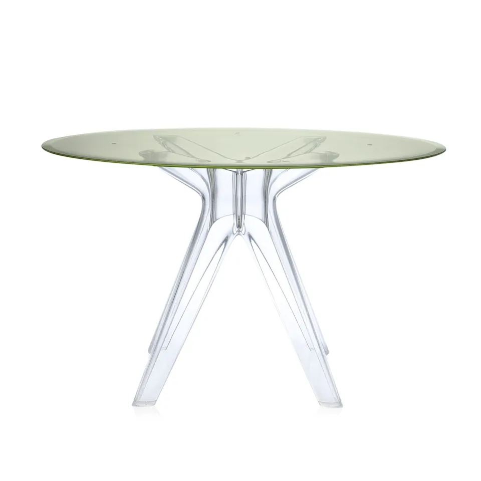 Sir Gio Table 3275 Ø120, Transparent, Green