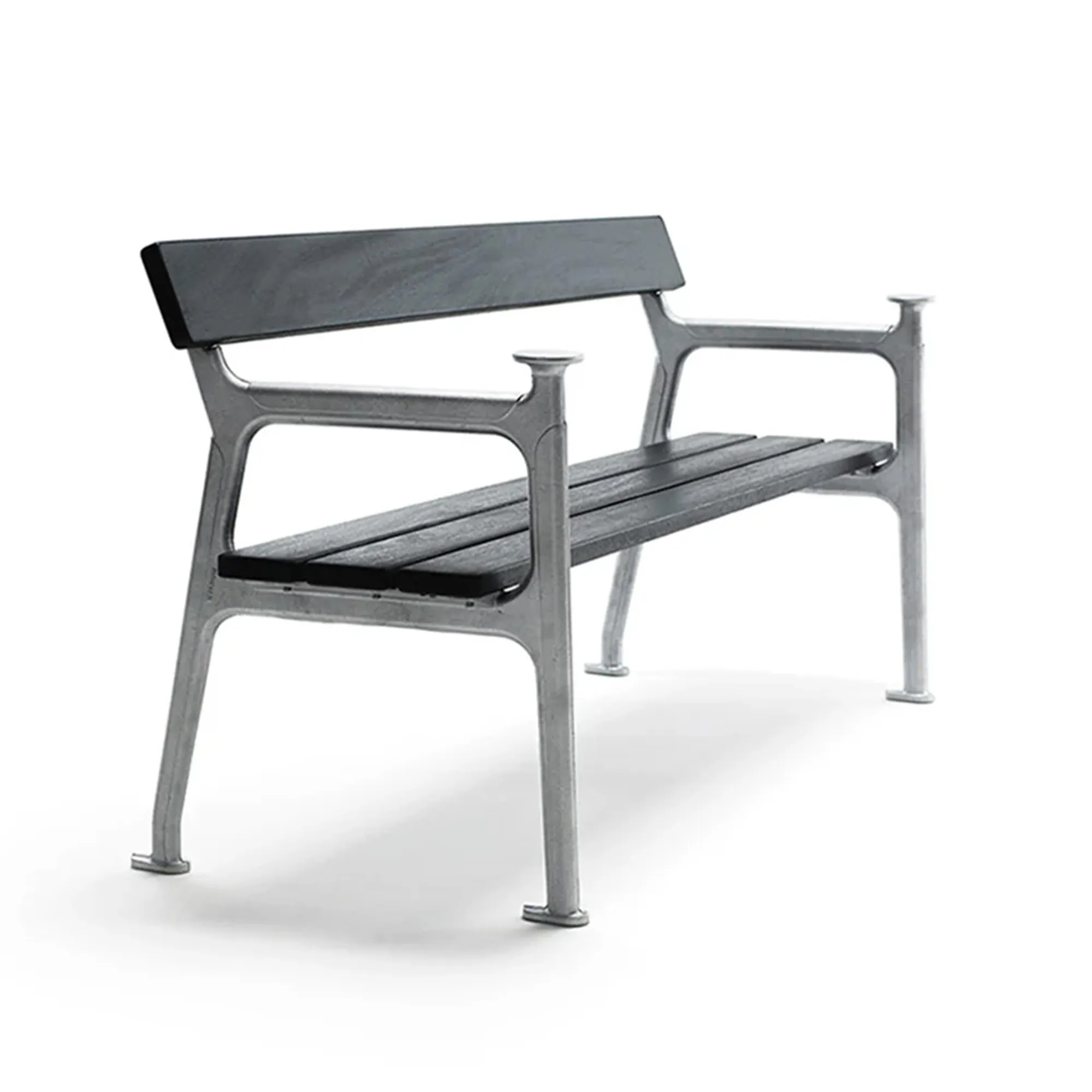 Vilamoura Sofa Svartlakkert Mahogni - 1