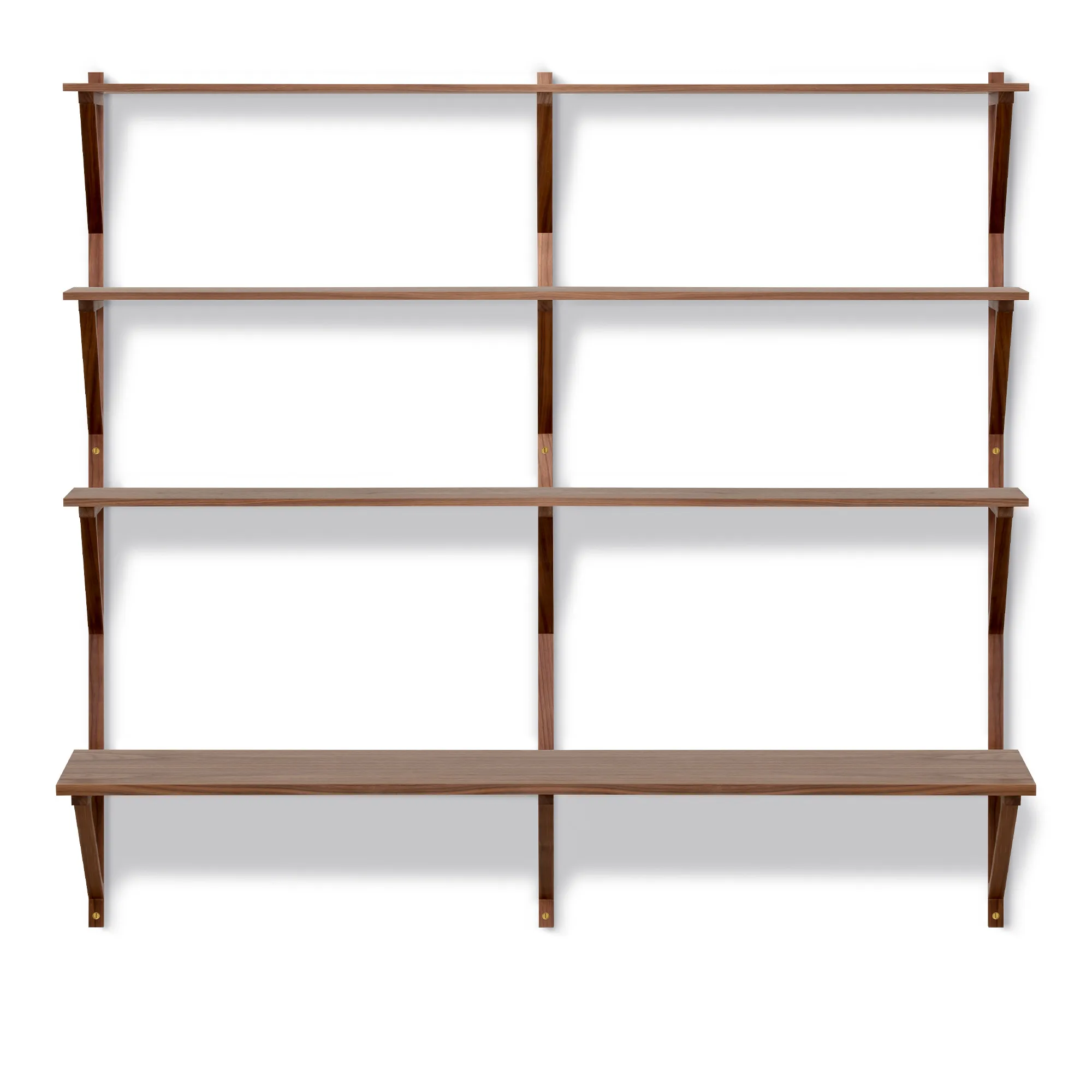 BM29 vegghylle 149 cm 3 hyller og skrivebord - 1