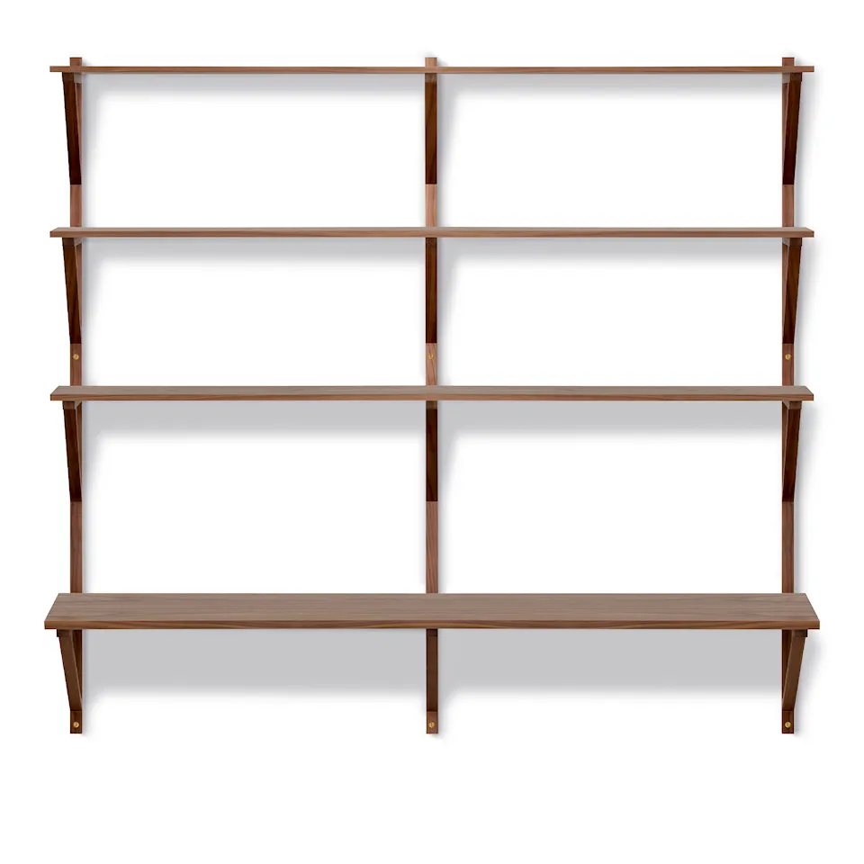 BM29 vegghylle 149 cm 3 hyller og skrivebord