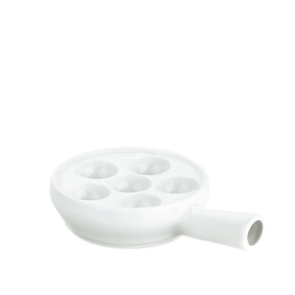 Serie originale sneglepanne 11,5 cm hvit