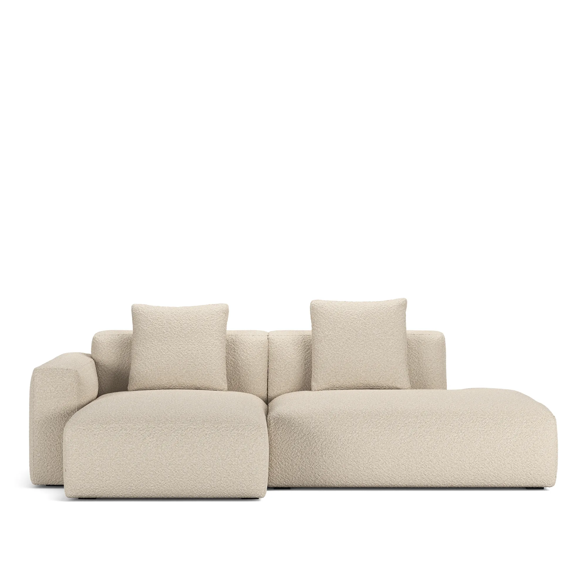 Brick 2-seters sofa sjeselong åpen ende høyre - 10
