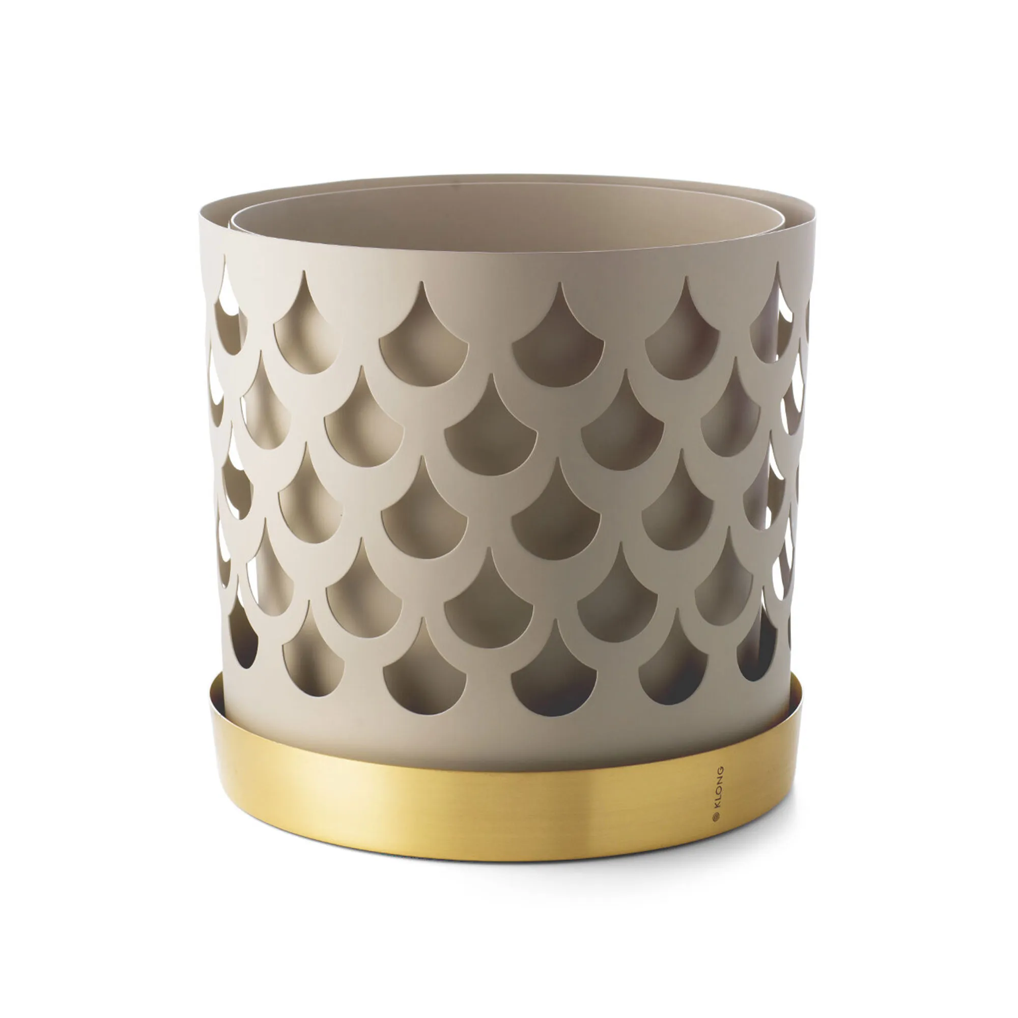 Trio Flower Pot Drop - Beige - 1