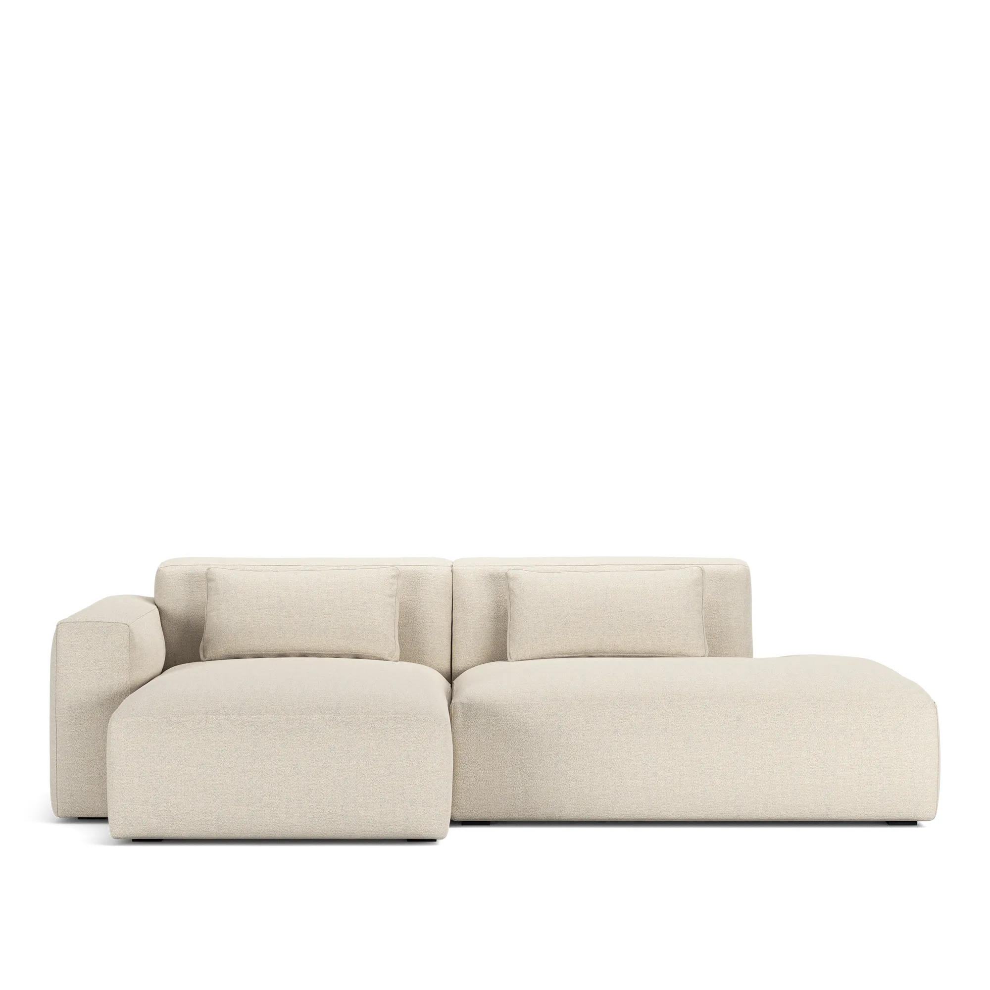 Brick 2-seters sofa sjeselong åpen ende høyre - 9