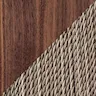 American Walnut/Natural Rope