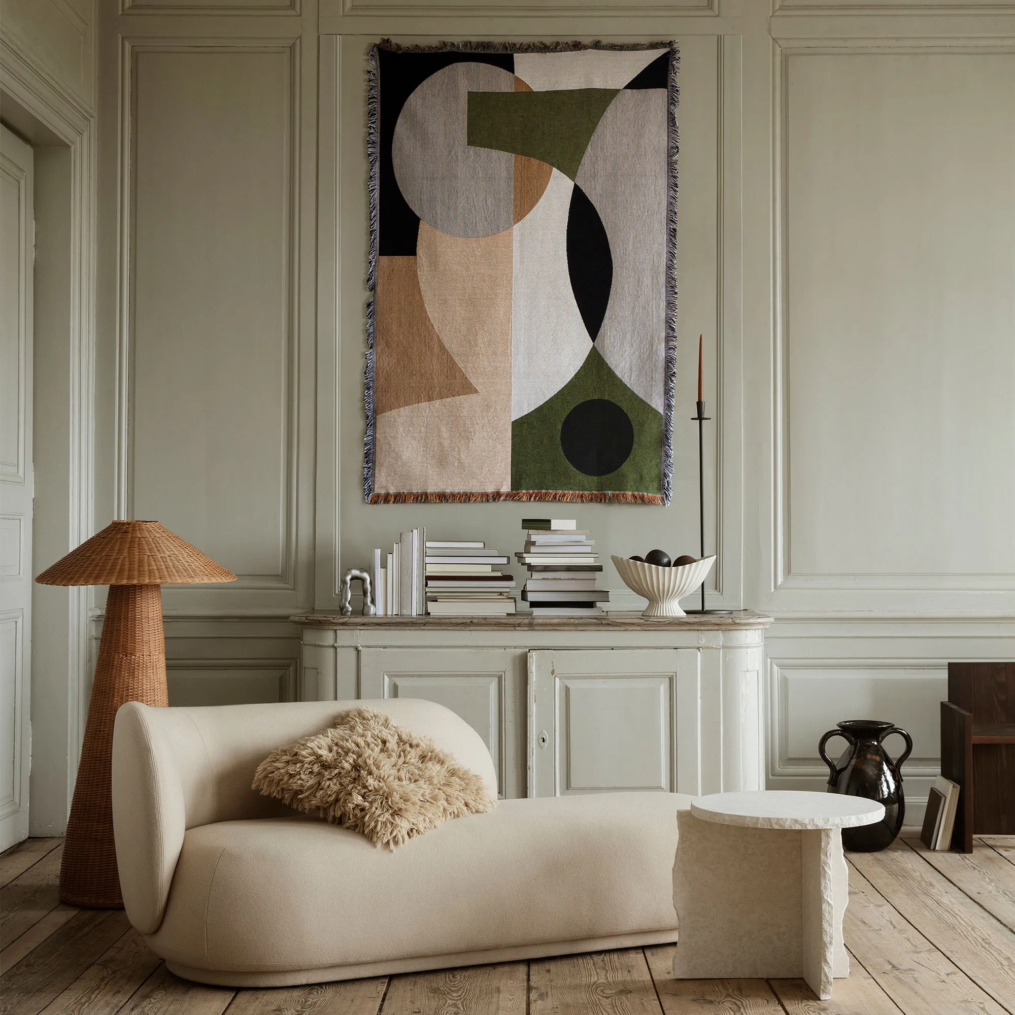 Entire Tapestry ruteteppe - 2