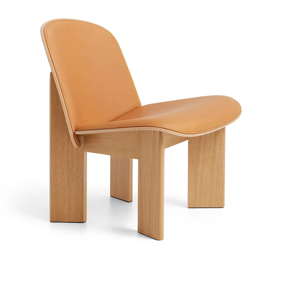 Chisel lenestol Front Upholstery Oak