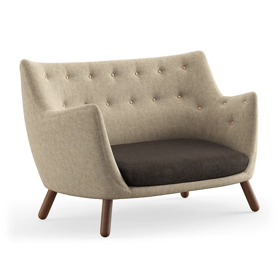Poet sofa Walnut