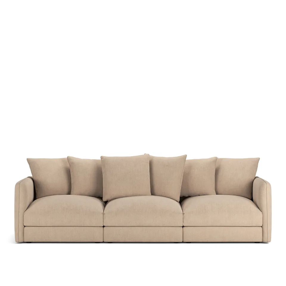 Pavarotti 3-Seater med avtakbart trekk – Shadow Beige