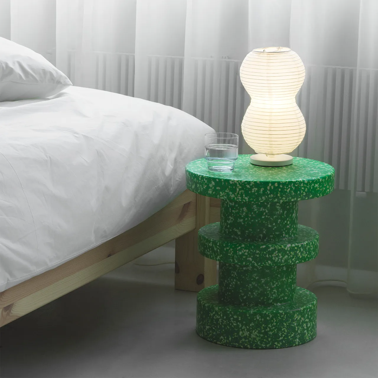 Bit Stool Stack - White/White