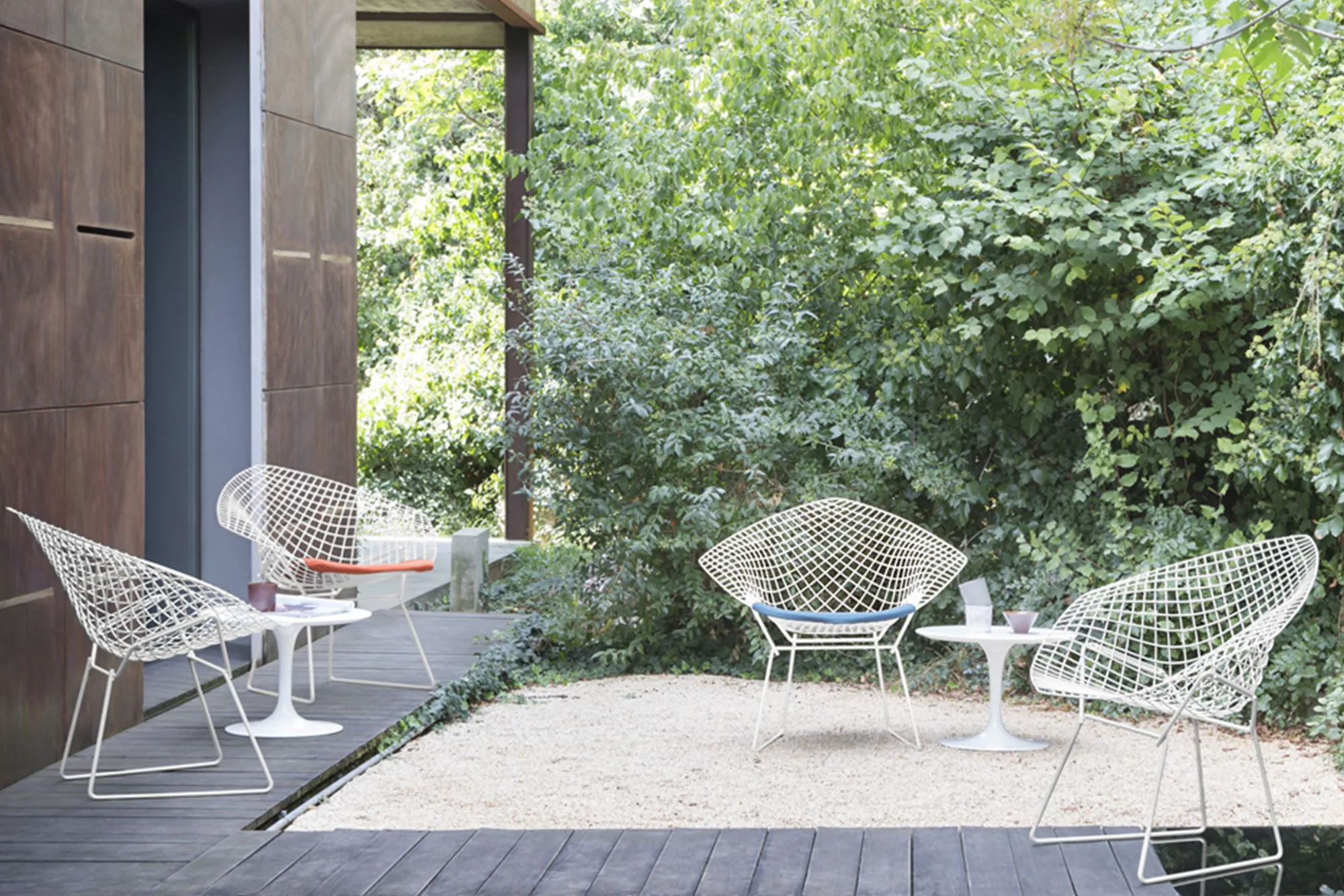 Bertoia Diamond utendørs lenestol - 2
