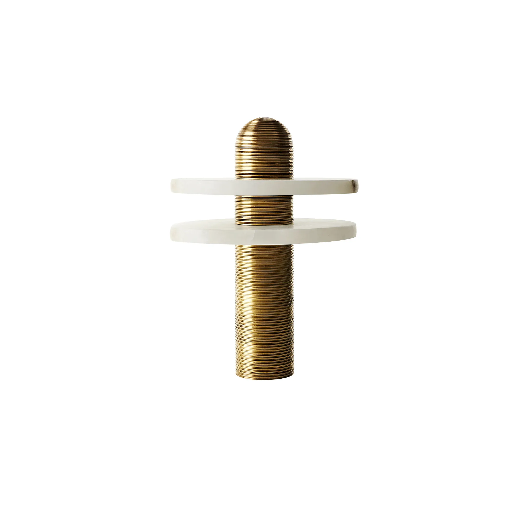Median : Table Lamp - Aged Brass - 1