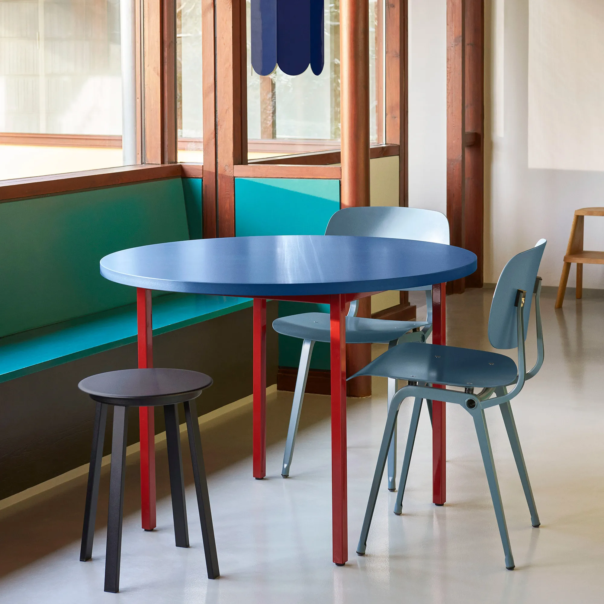Two-Colour spisebord Ø120 cm - 7