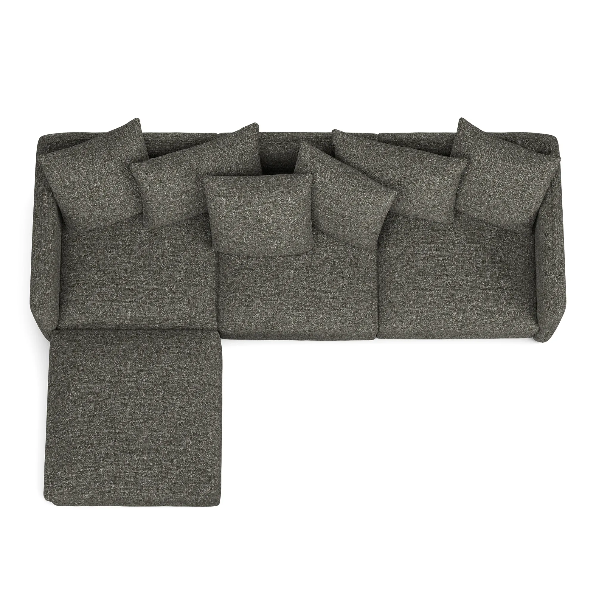 Pavarotti 01 3-seters sofa med fotskammel - 8